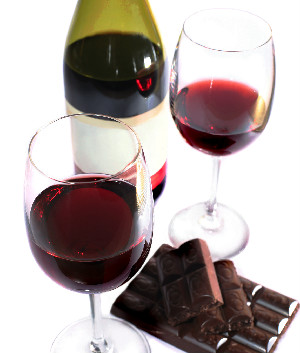 Resveratrol, der findes i både rødvin og chokolade kan forlænge effekten af morfin før man bliver ufølsom overfro smertelindringen.
